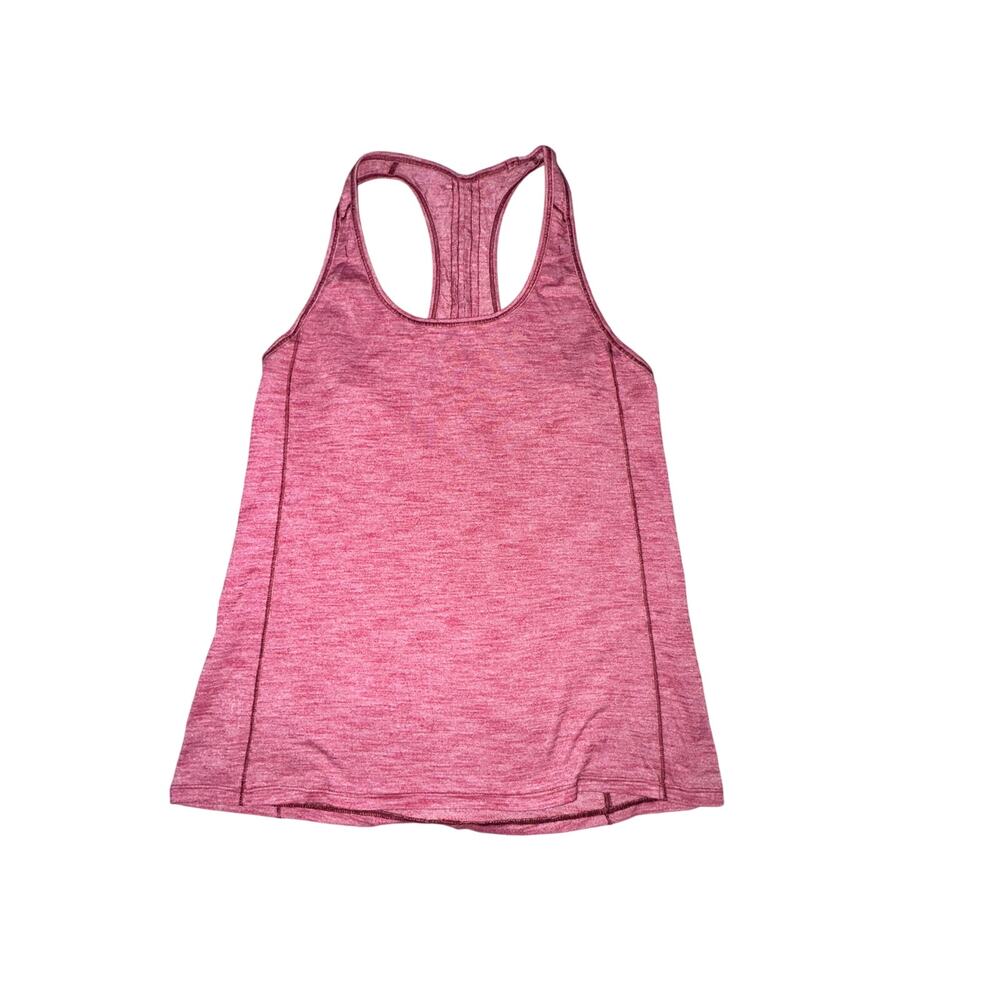 Lululemon Hotwave Tank Top Women's 4 Heathered Rosewood Red Seriously Light Luon